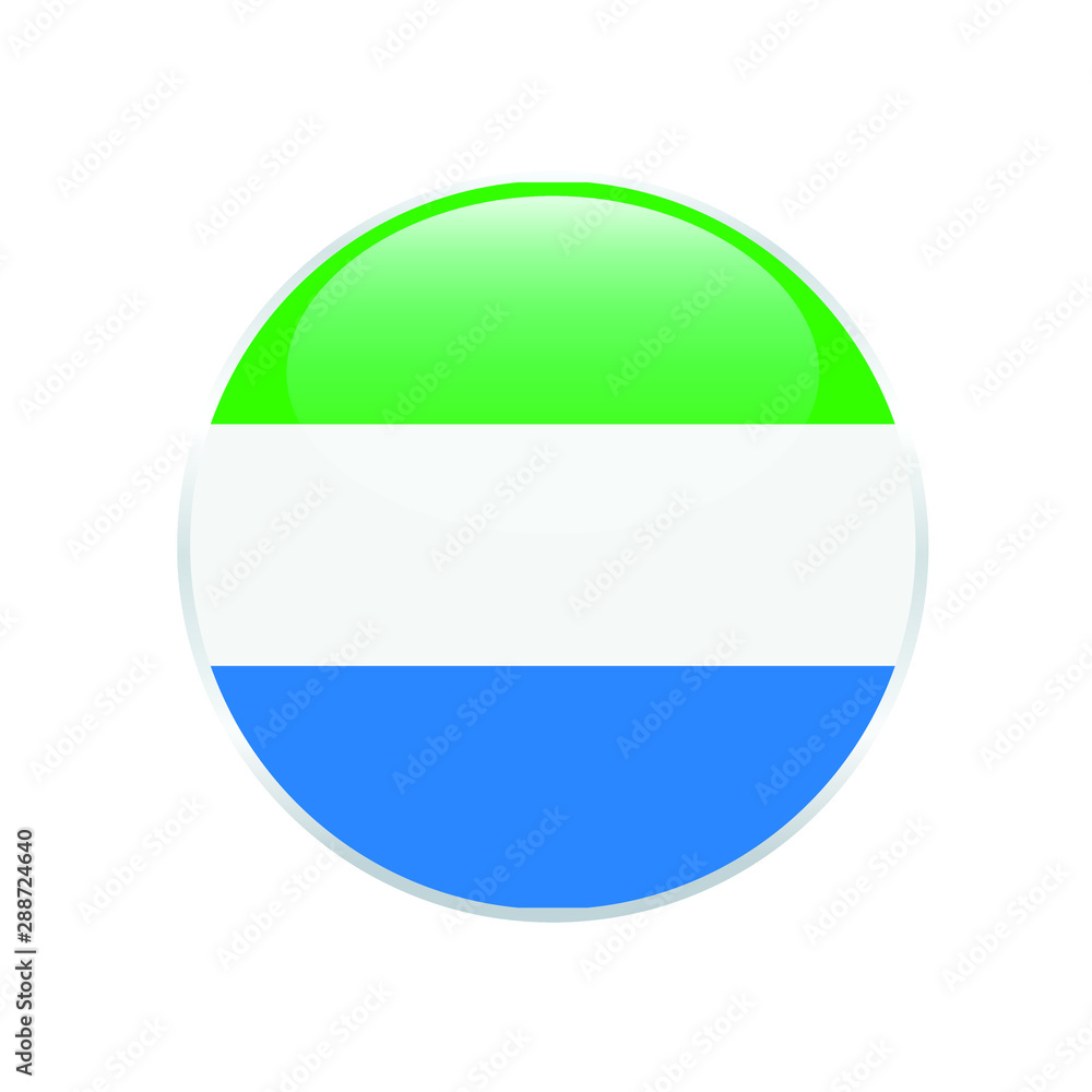 Sierra round flag . closy flag of Sierra - vector button. Sierra round flag . closy flag of Sierra - vector button.