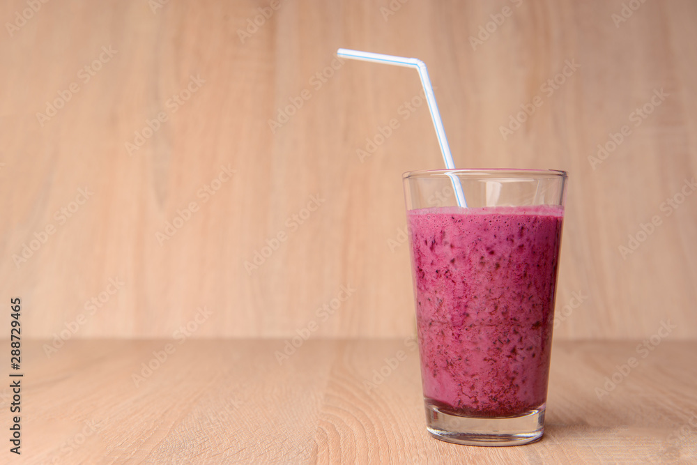 Blueberry smoothie with fresh berries Blueberry smoothie with fresh berries