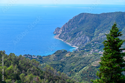 a bay at the cinque terre in Liguria, Italy