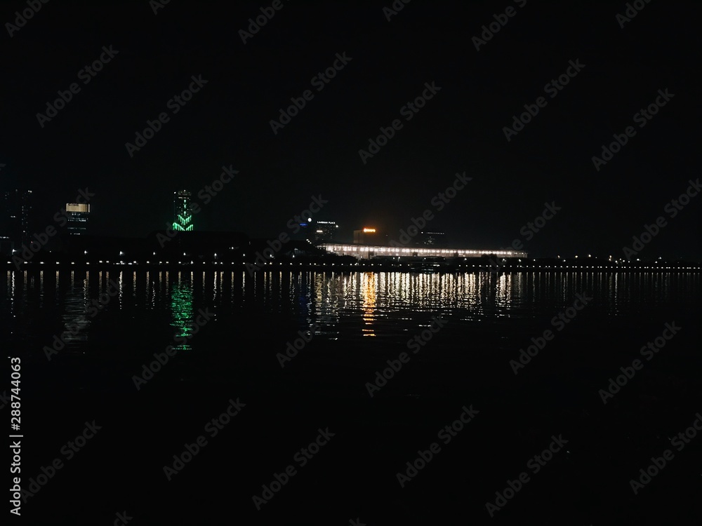 bridge at night