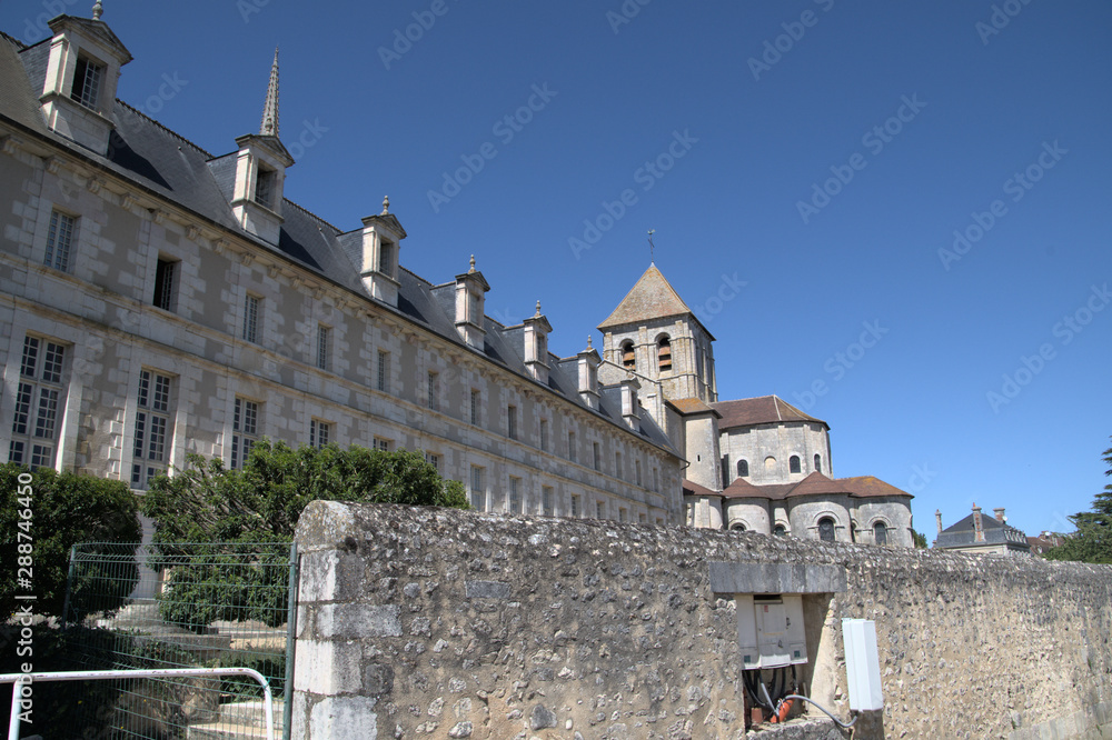 Fototapeta premium Abbey Church of Saint-Savin sur Gartempe in the Vienne region in France