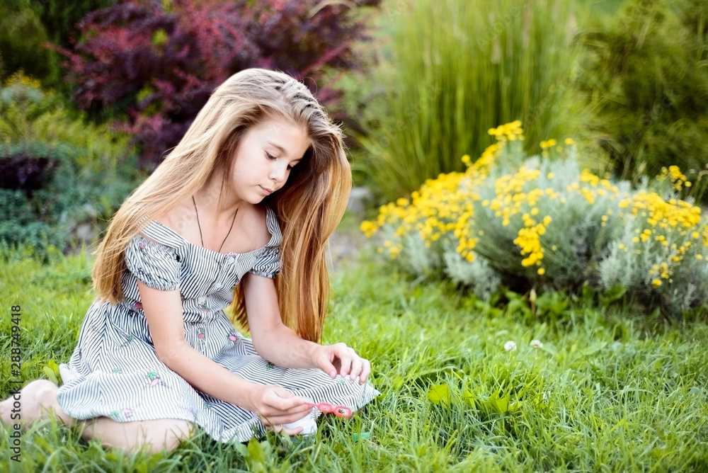 Close up lifestyle soft image of pretty young woman sitting on her cozy bed and making notes to her diary. Fall season mood. Bright colors. Close up lifestyle soft image of pretty young woman sitting on her cozy bed and making notes to her diary. Fall season mood. Bright colors.