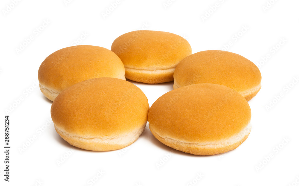 hamburger buns isolated hamburger buns isolated