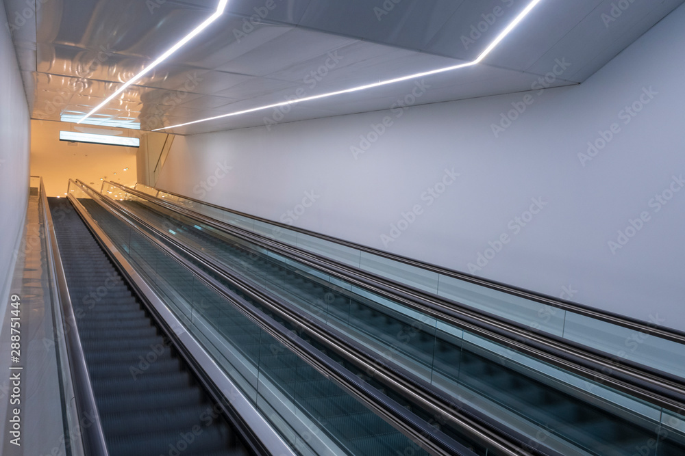 3 escalator lines. Middle line is out of operation. 3 escalator lines. Middle line is out of operation.