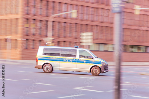 Polizei Einsatz Fahrzeug Deutschland Bayern