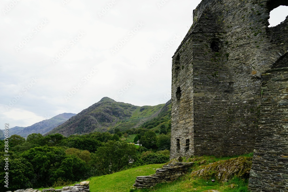 Castle Ruins Isolated on a Hill Castle Ruins Isolated on a Hill
