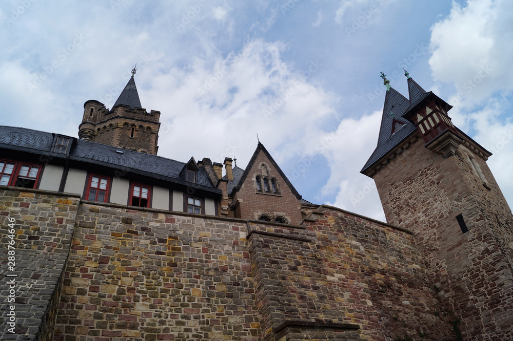 Obraz premium Ein Teil vom Schloss in Wernigerode