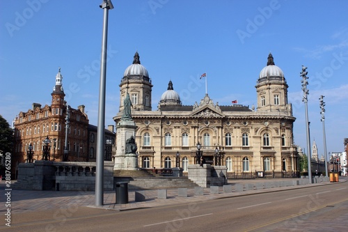 Maritime Museum and Queen Victoria Square, Kingston upon Hull.
