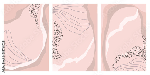Pink abstract templates. Elegant vector background for cover, flyer, invitation, banner, brochure, poster, card, etc.