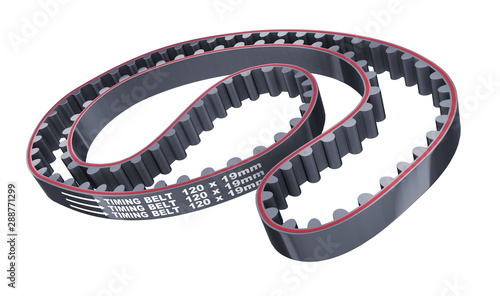 Fotografie Valve timing belt car