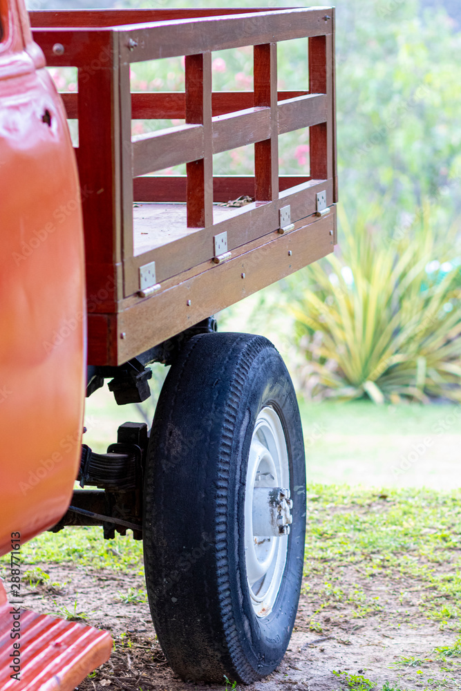Fototapeta premium Old cargo truck on the farm