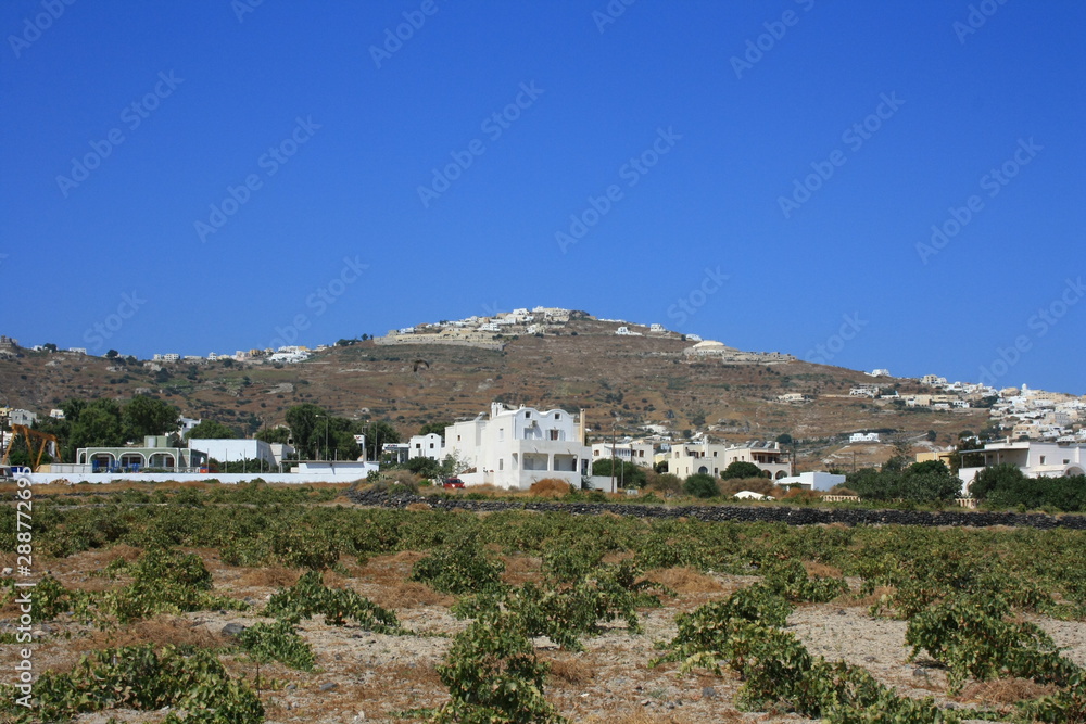 Pyrgos - a charming town on the hill, Santorini, Greece