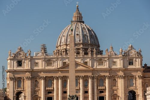 The Vatican City, a city-state in the center of Rome, in Italy, is the heart of the Roman Catholic Church