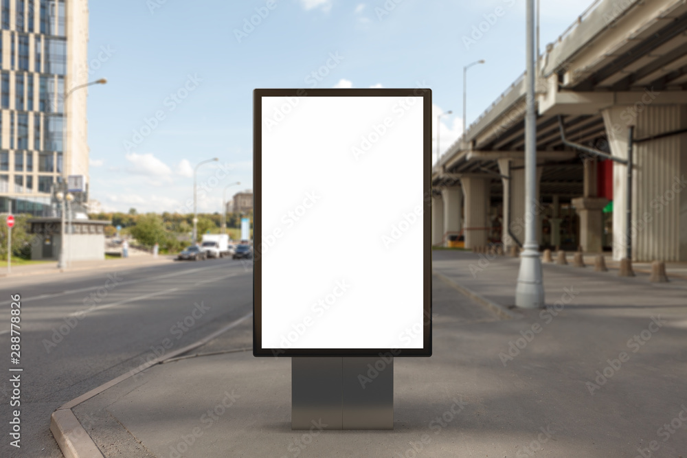 Blank street billboard poster Blank street billboard poster
