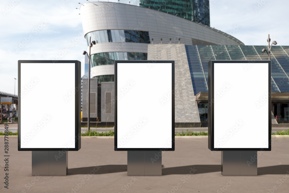 Blank street billboard poster Blank street billboard poster