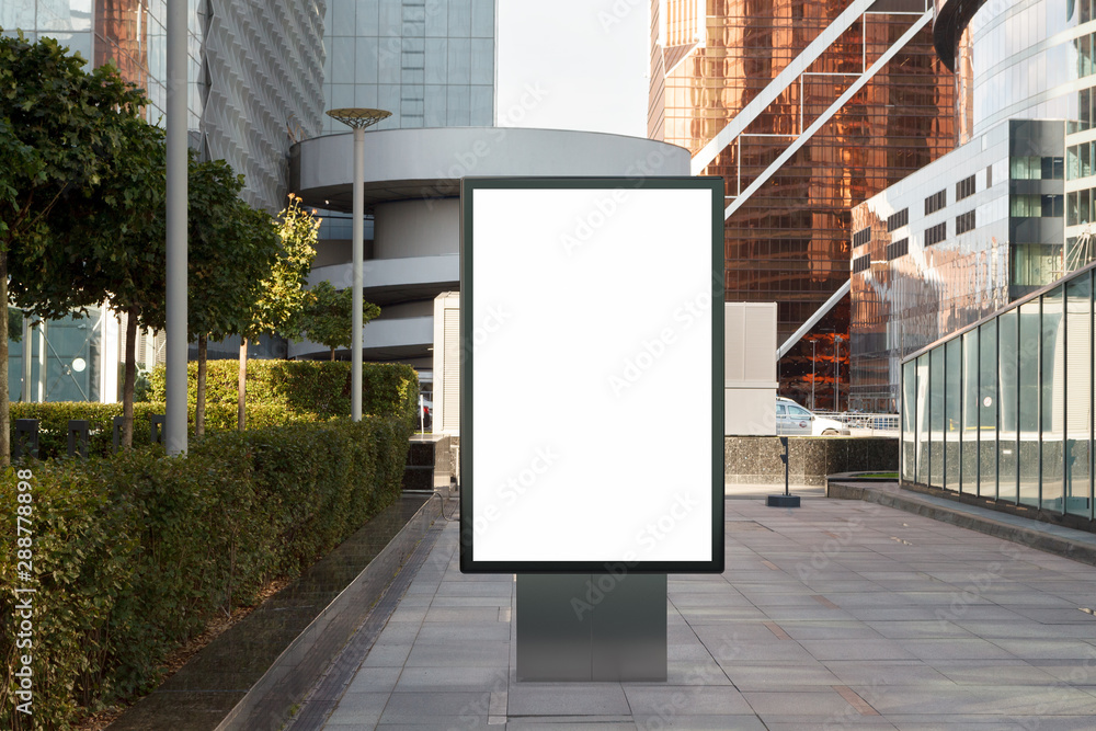 Blank street billboard poster Blank street billboard poster