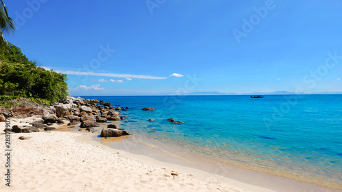 Fotografija Beach in vivid tone. Cham island, Hoi An, Da Nang, Vietnam.