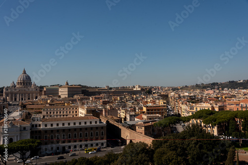 aerial panoramic view of Rome with urban landscape © Mauro Marletto