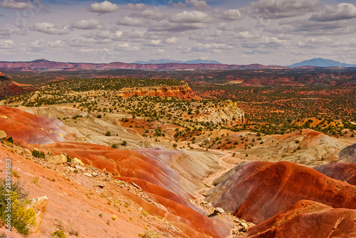 Panoramic View of Capitol Reef National Park from Loop-the-Fold Drive in Utah