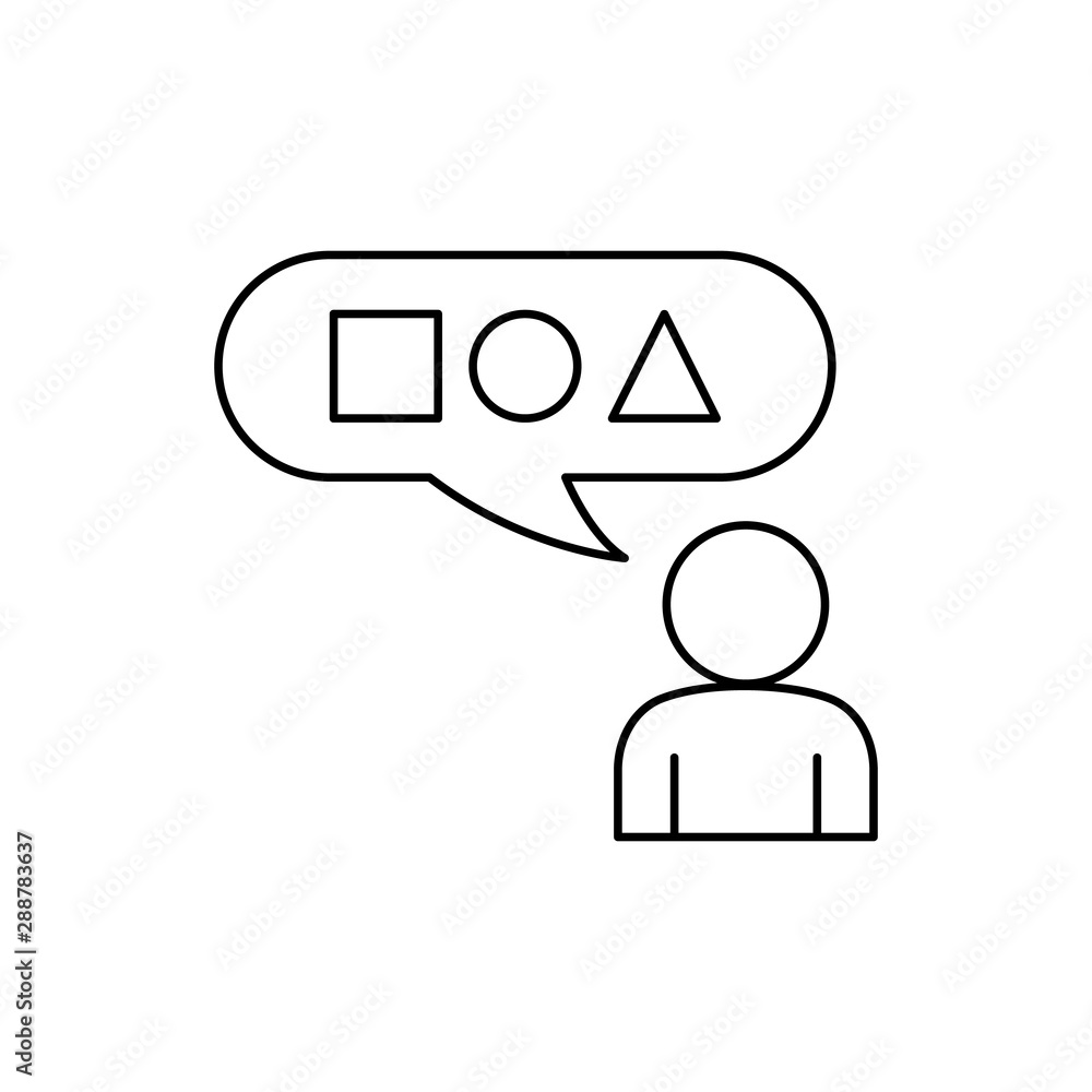 Square circle triangle icon. Element of user experience icon Square circle triangle icon. Element of user experience icon