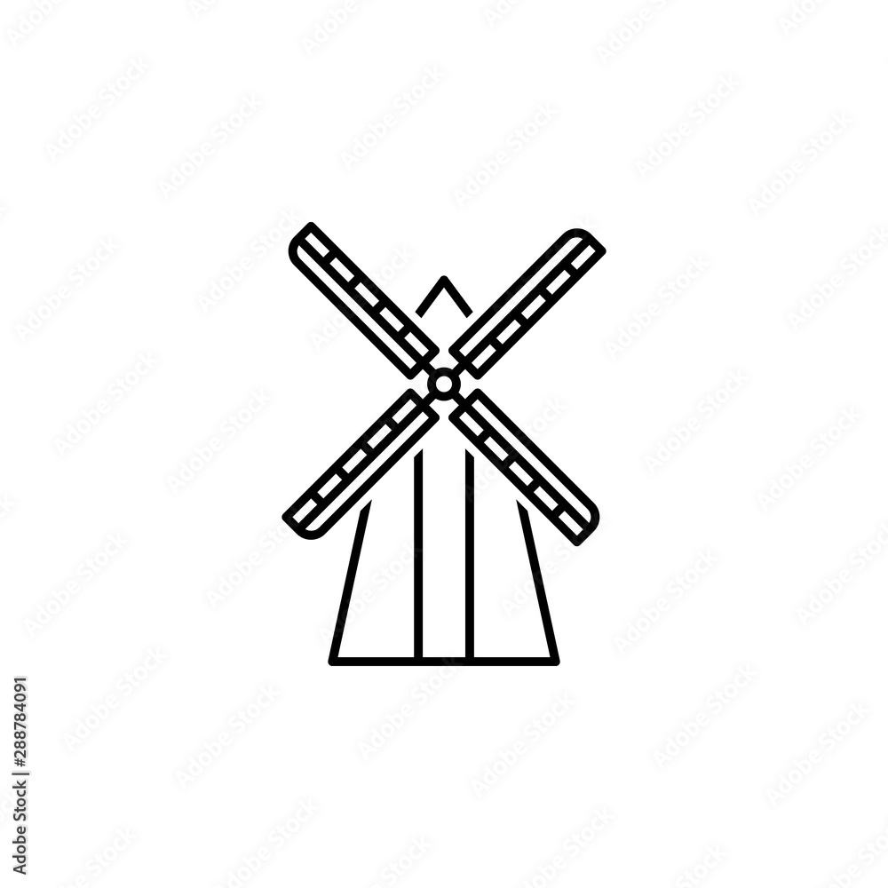 Belgium, windmill icon. Element of Belgium icon Belgium, windmill icon. Element of Belgium icon