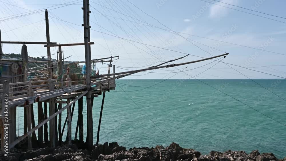 antico trabucco sul mare di Peschici - Gargano antico trabucco sul mare di Peschici - Gargano