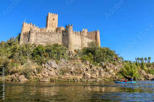 Canoeing and Kayaking in the Templar Castle of Almourol - Tagus River - Portugal