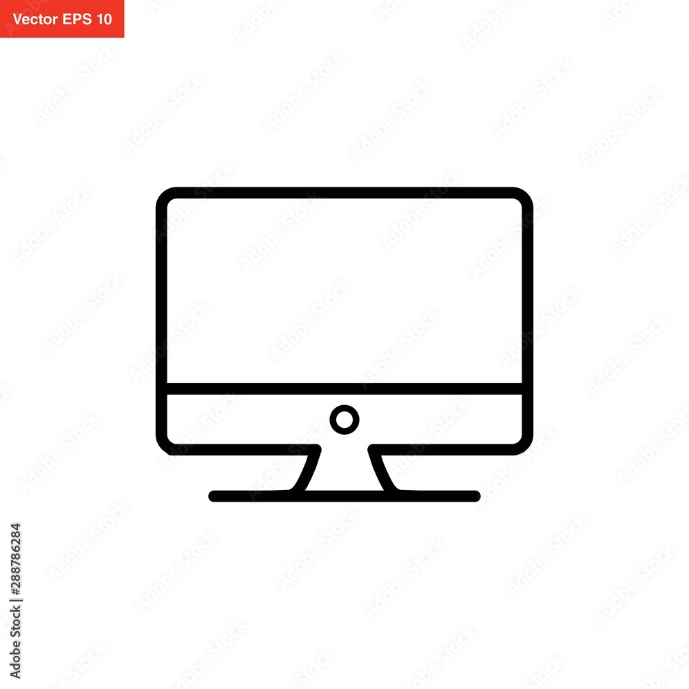 monitor, laptop, pc icon vector monitor, laptop, pc icon vector