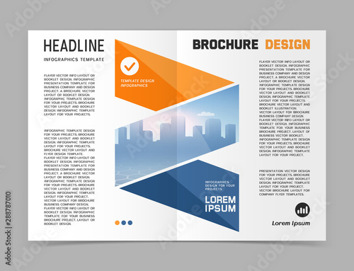 Business brochure or web banner design © argentum