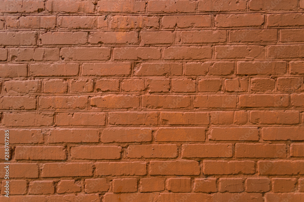 Fototapeta premium Red brick background