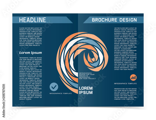 Paper brochure or web banner design