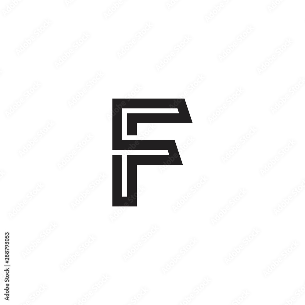 Creative Modern letter F. Vector logo icon template Creative Modern letter F. Vector logo icon template