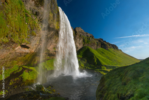 Seljalandsfoss in north-west Iceland