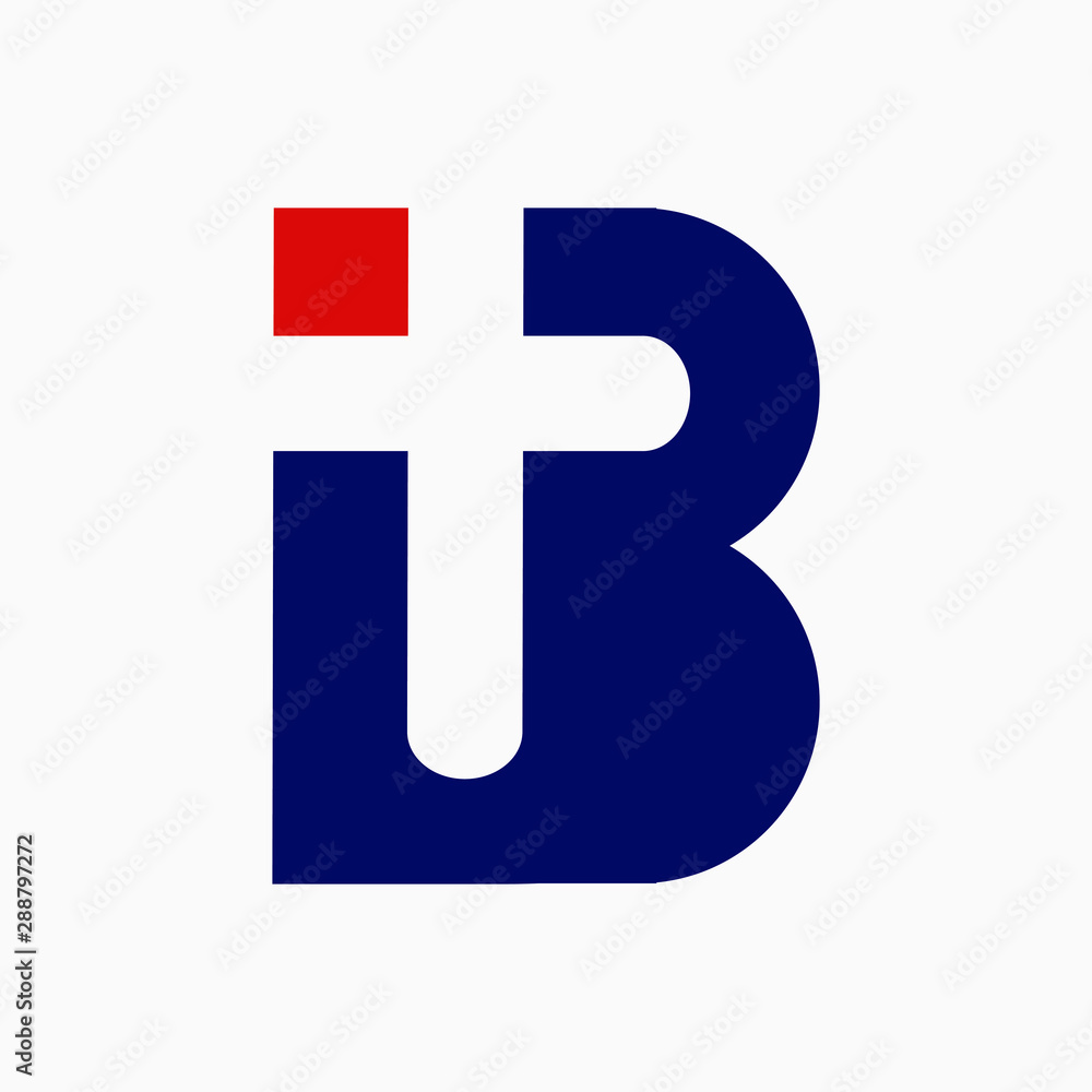 Design intelligent hidden message technology with the initials letter B Design intelligent hidden message technology with the initials letter B