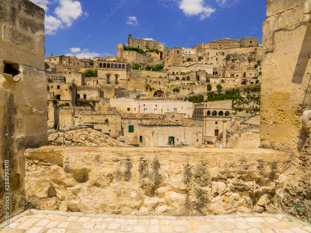 View of Matera, Basilicata, southern Italy
