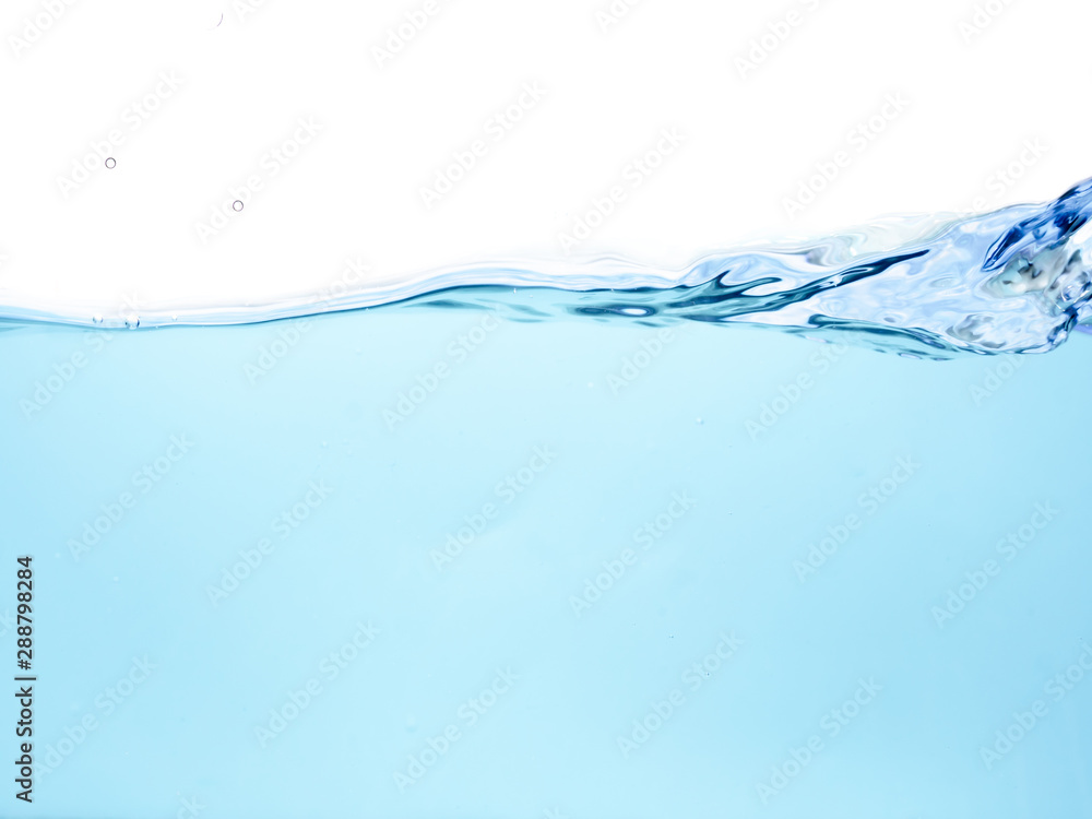 Water waves and bubbles in a white background Water waves and bubbles in a white background