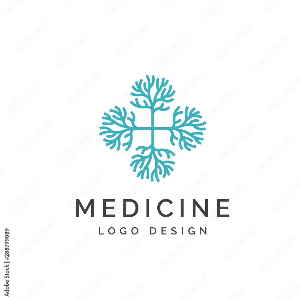 Crosshealth medical logo with neuron patterns Crosshealth medical logo with neuron patterns
