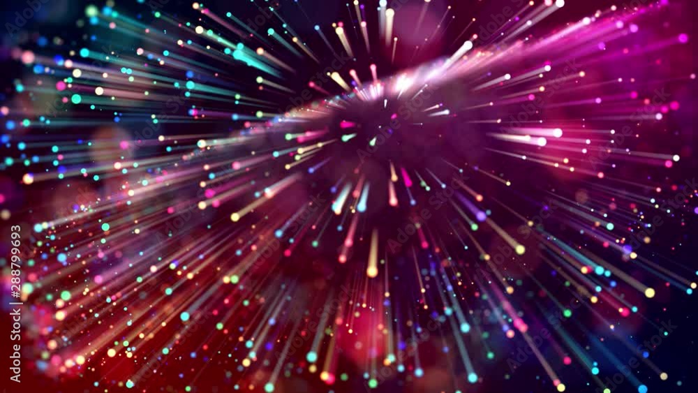 4k abstract background with multicolor light rays like laser show, with shining bokeh sparkling particles for bright festive events. Use luma matte as alpha channel to cut out particles and rays. V 4k abstract background with multicolor light rays like laser show, with shining bokeh sparkling particles for bright festive events. Use luma matte as alpha channel to cut out particles and rays. V
