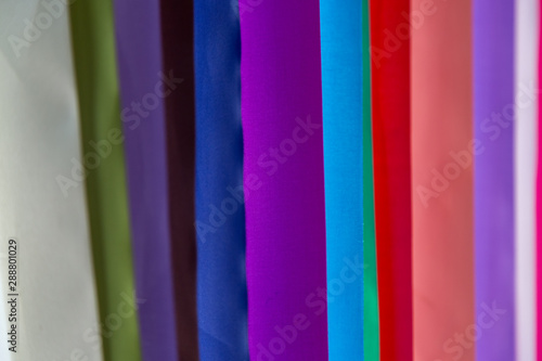 colorful fabrics texture