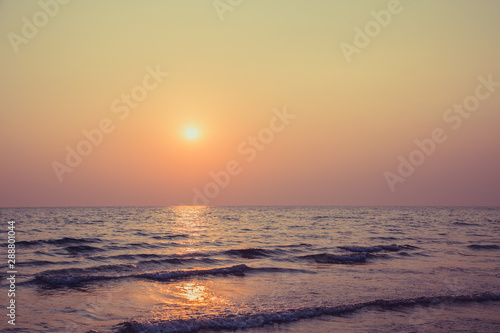 Sky and beach before sunset © pandaclub23