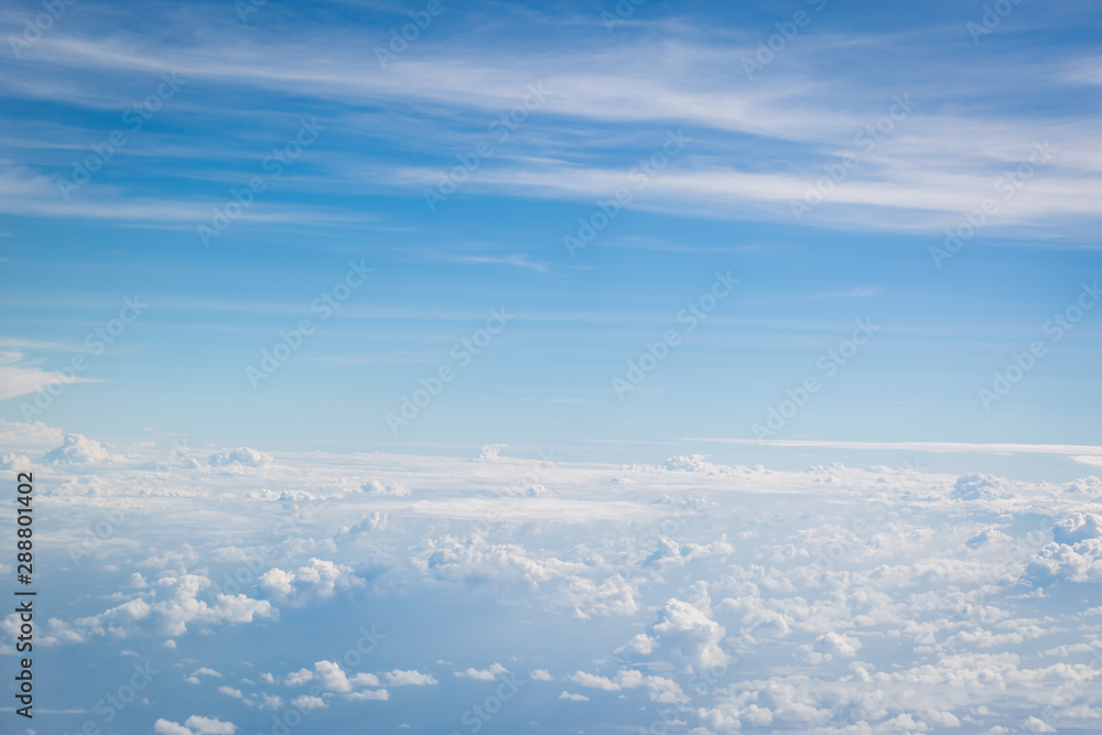 Fototapeta premium Blue sky with clouds