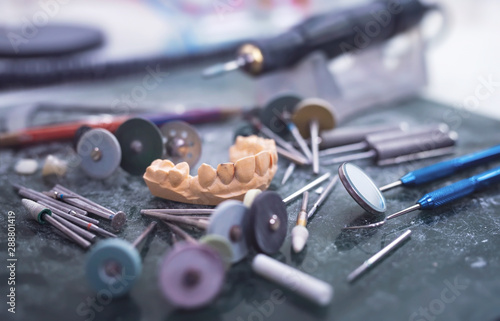 Dental Prosthesis Laboratory Table