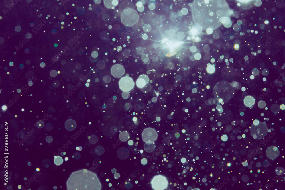 Obraz premium Abstract blur black bokeh