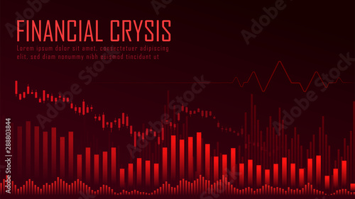 Financial Crysis graphic concept