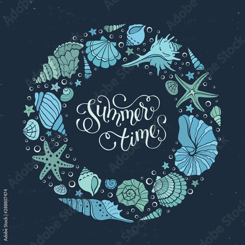 sea shells illustration