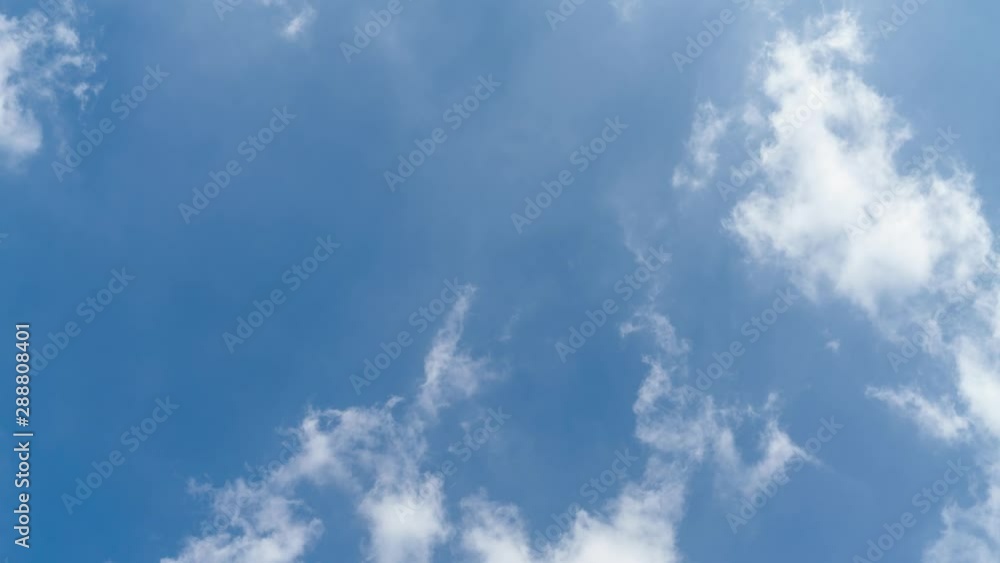 blue sky and white cloud motion background, Time-lapse blue sky and white cloud motion background, Time-lapse