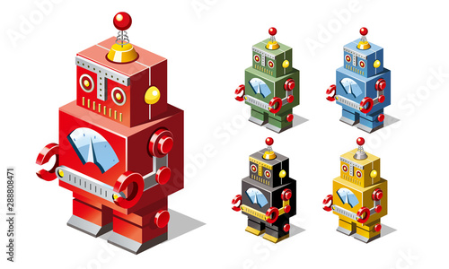 おもちゃのロボット