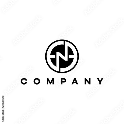 N logo design black vector Free Download N logo design black vector - GFXLoad