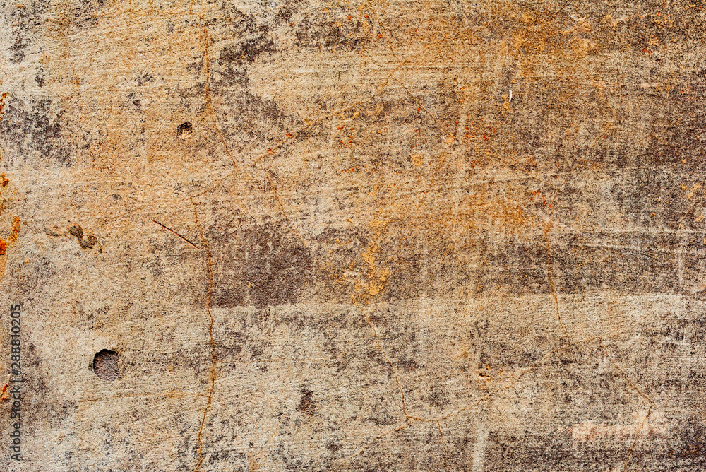 Obraz premium Texture of a concrete wall with cracks and scratches which can be used as a background