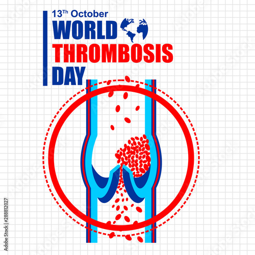 World Thrombosis Day, poster and banner